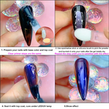 Load image into Gallery viewer, Chrome Nail Powder 6 Colors Mirror Laser Aurora Nail