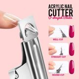 Load image into Gallery viewer, 600pcs Clear False Nails Nail Glue, Files And Buffer Polisher Nail Brush and Clipper Set for Beginners