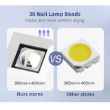 Load image into Gallery viewer, Professional 48W Manicure Hand Rest Nail Lamp, 2 in 1 Nail Arm Rest UV LED Gel Nail Dryer for Nail Salon Home Use