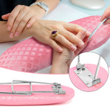 Load image into Gallery viewer, Professional Microfiber Leather Nail Hand Rest Stand Arm Rest