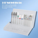 Load image into Gallery viewer, 13PC Nail Drill Bits Set, Drill Bits for Nails